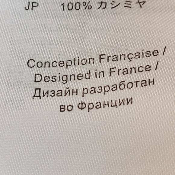 NEW Cashmere Gray Pink Two Tone Sweater  by Esthēme from France - Picture 10 of 12